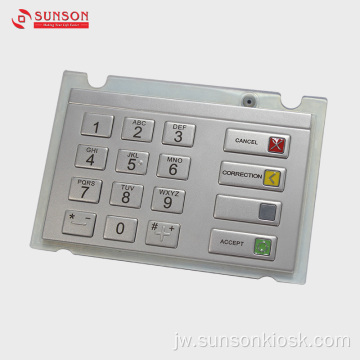 PCI Encrypted pinpad kanggo Unmanned Payment Terminals Kiosk